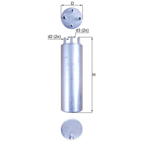 Kraftstofffilter mahle knecht - kraftstofffilter,