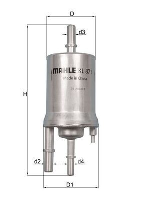 Knecht kraftstofffilter 871 - knecht,