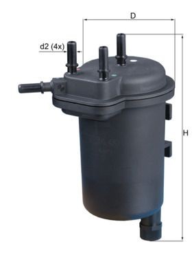 Knecht kraftstofffilter 430 - kraftstofffilter, kl
