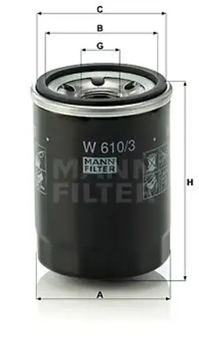 ölfilter anschraubfilter - Ölfilter, w