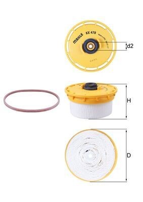 Knecht kraftstofffilter - knecht, kx