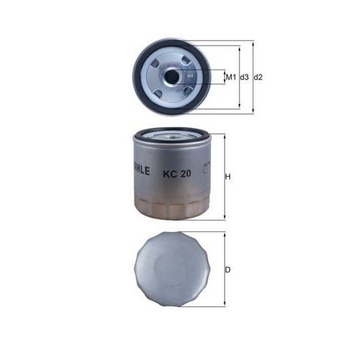 Kraftstofffilter knecht 20 - knecht,