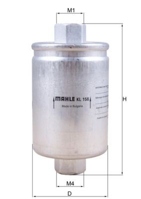 Knecht kraftstofffilter 158 - knecht,