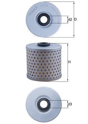 Knecht kraftstofffilter 34 - kraftstofffilter,