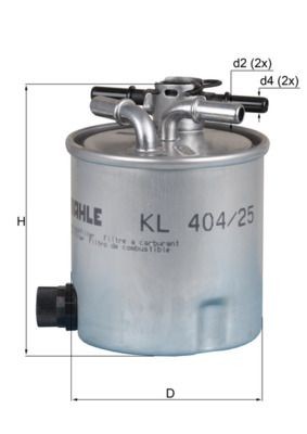 Knecht kraftstofffilter - kraftstofffilter, kl