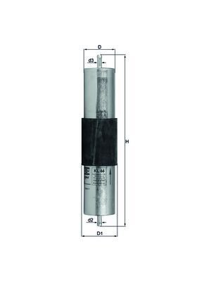 Knecht kraftstofffilter 66 - kraftstofffilter,