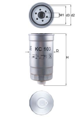 Knecht kraftstofffilter 103 - knecht,