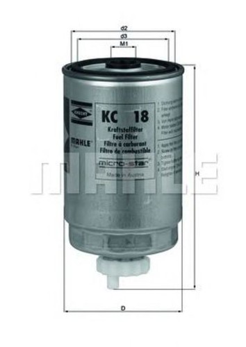 Mahle knecht kraftstofffilter - knecht,