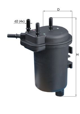 Knecht kraftstofffilter 432 - knecht,